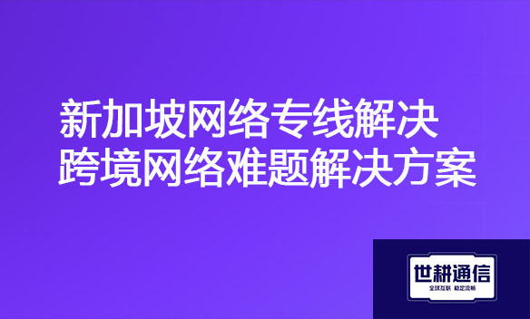 新加坡网络专线解决跨境网络难题解决方案.jpg