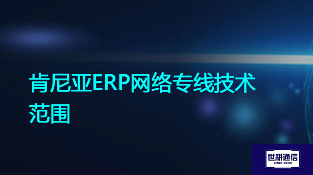  肯尼亚ERP网络专线技术范围 ？? ? 解决方案//世耕通信全球办公专网专线